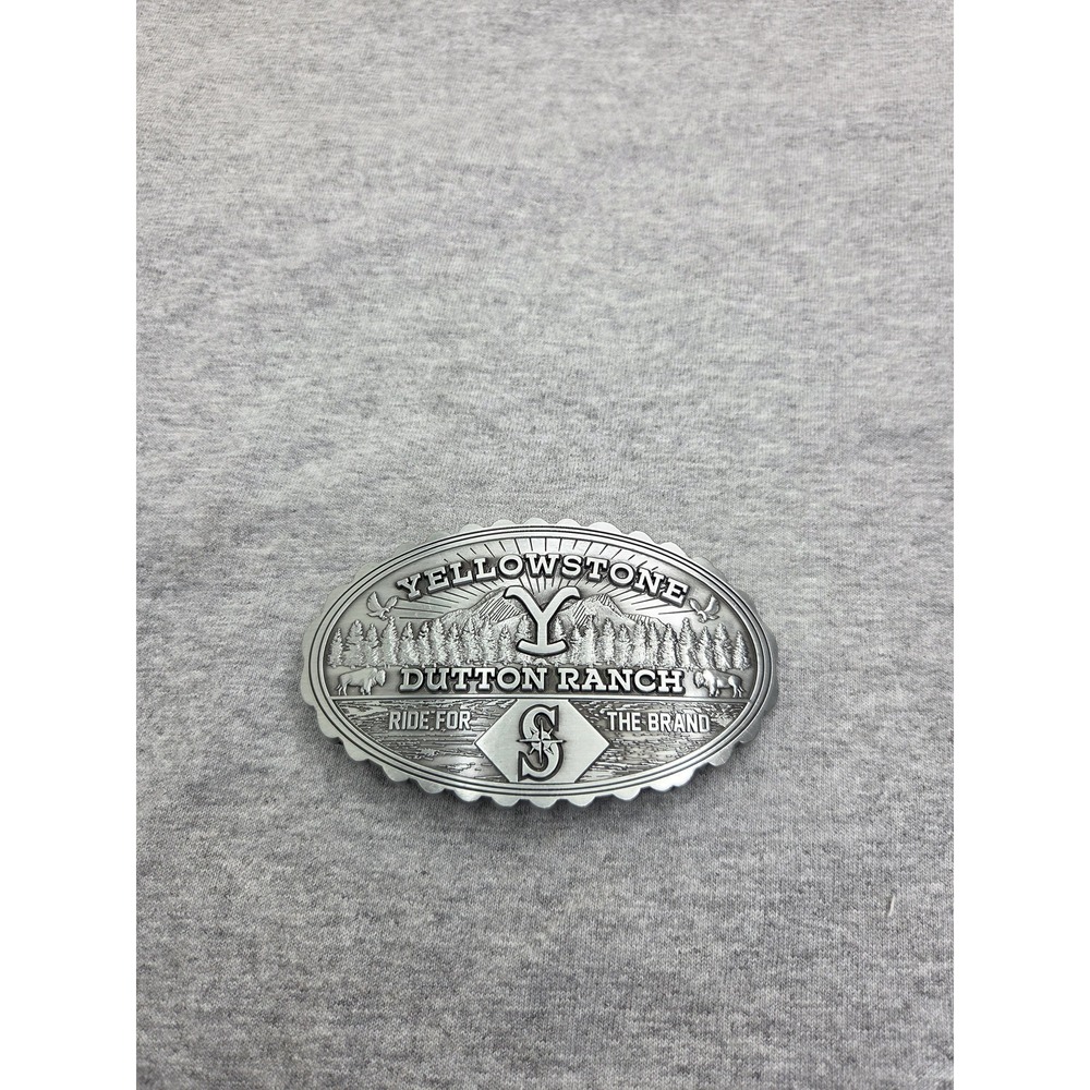 Yellowstone Dutton Ranch National Park Oversized Belt Buckle Western Large
